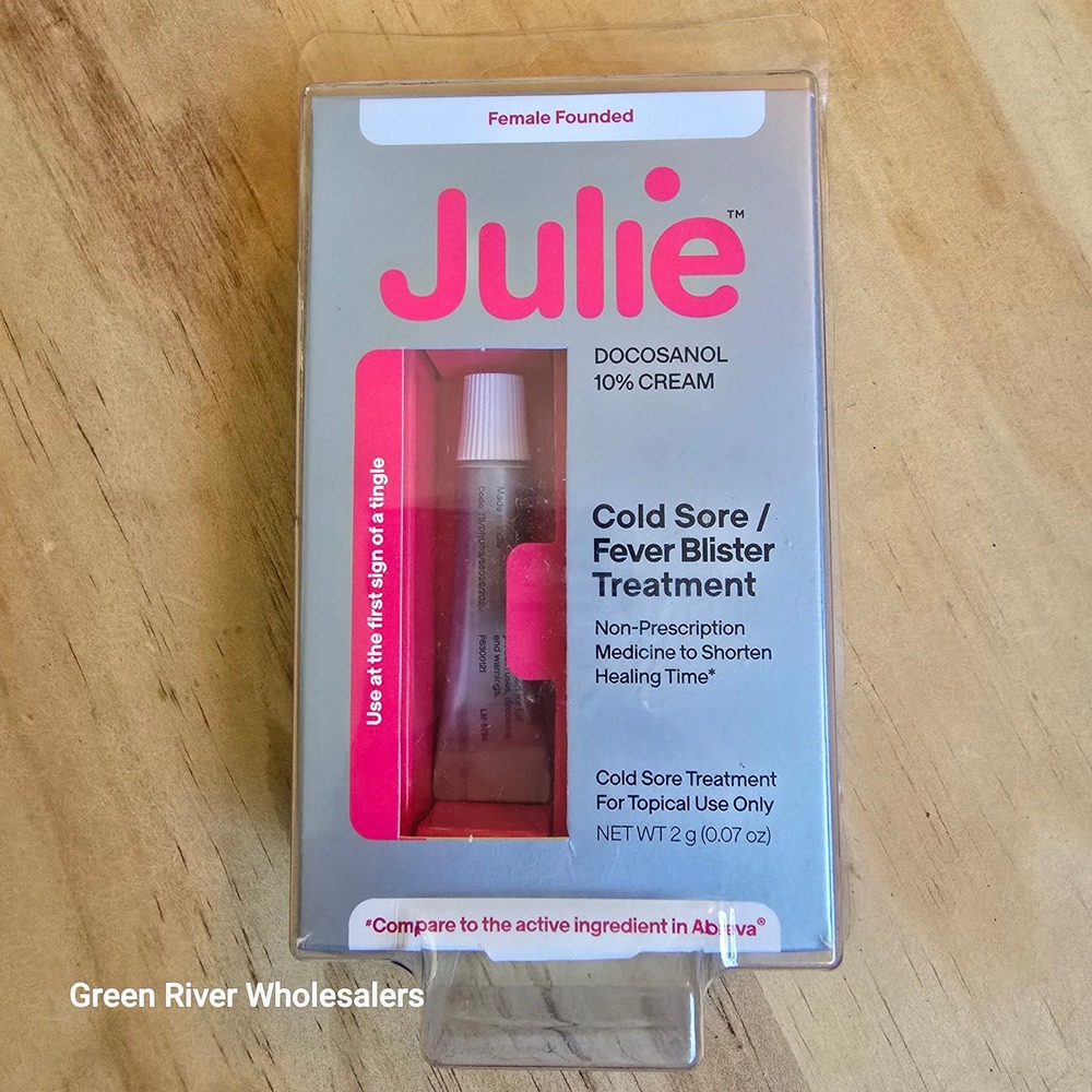 Julie Docosanol 10% Cream Cold‎ Sore Fever Blister Treatment 2g Exp 08/2026